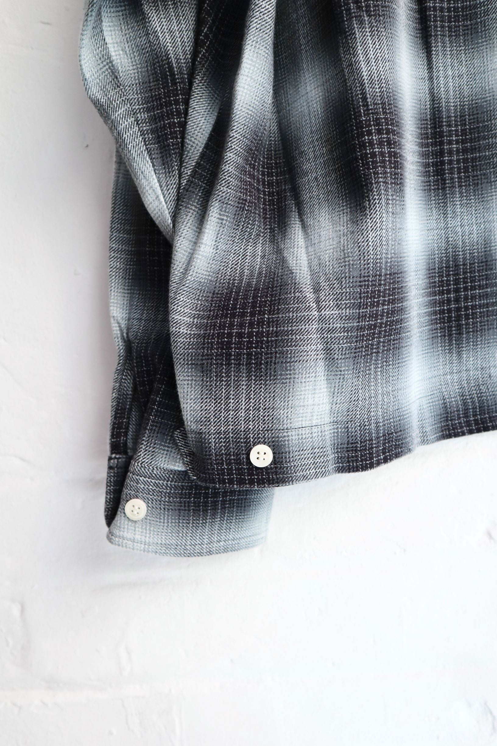 SUNNYSIDERS_H.UNIT_H.Unit - Indigo Checked Work Shirt, Black_Shirts