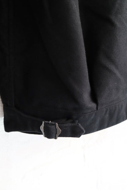 *A Vontade - Coal Mine Blouse, Black Moleskin