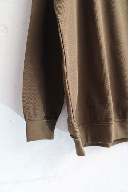 Sunnysiders - Mockneck Thermal Long Sleeve - Khaki