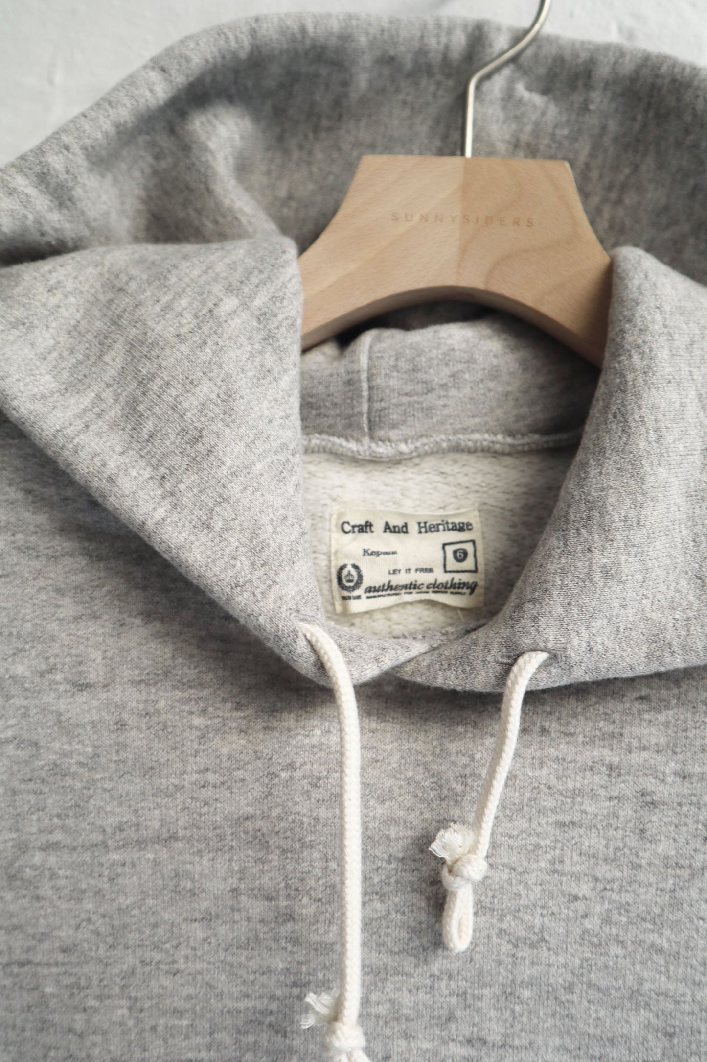 Kepani - Manchester Hooded Sweatshirt, Light Grey