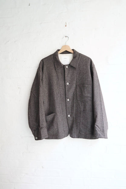 H.Unit - Coverall Jacket, Brown Wool