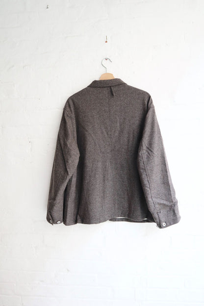 H.Unit - Coverall Jacket, Brown Wool