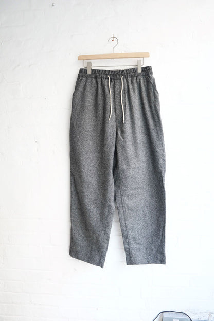 H.Unit - Wool Easy Pants, Gray