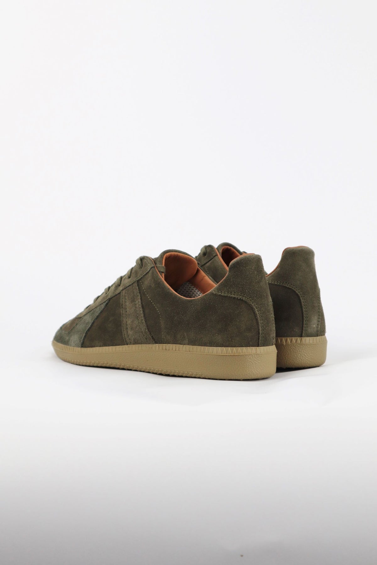 Reproduction of Found - German Military Trainer 1700S, Olive Suede