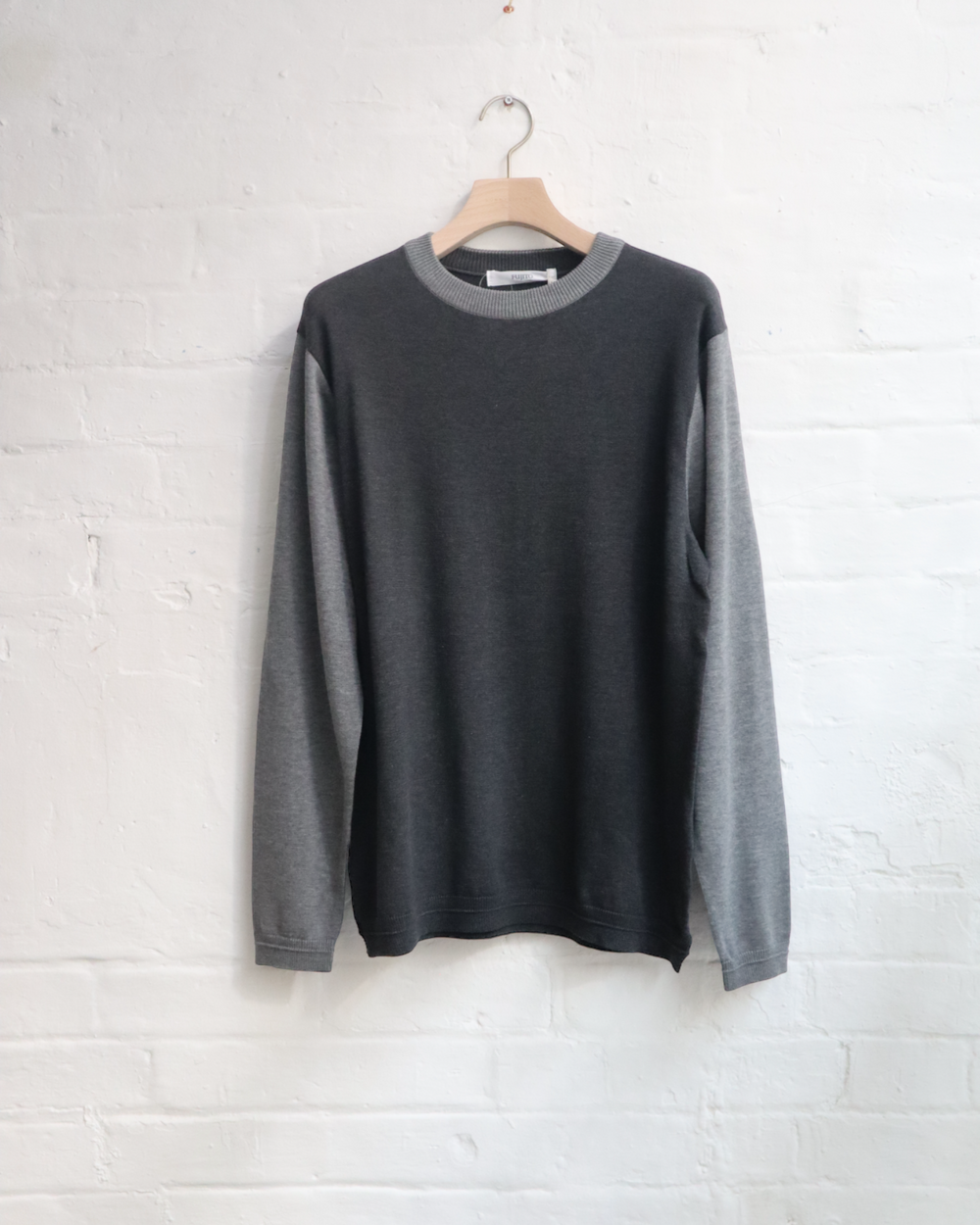 Long Sleeve Knit T-Shirt [WF1-K23] GRAY