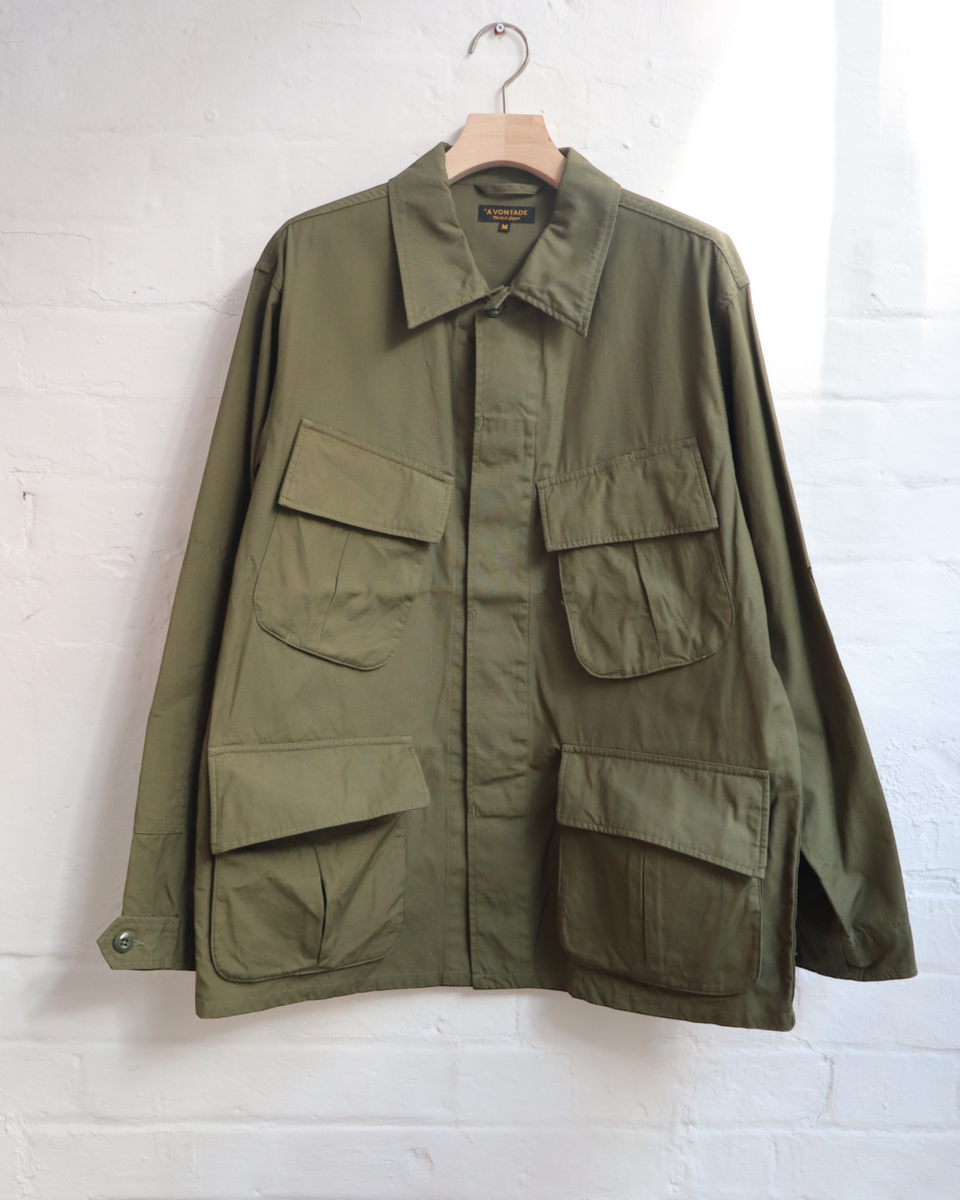 *A VONTADE Jungle Fatigue Jacket - Modify - [VTD-0476-JK] #1 OLIVE ...