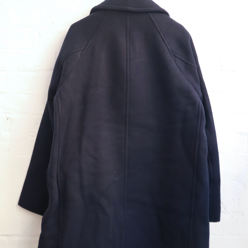 SUNNYSIDERS_*A VONTADE_*A Vontade - Raglan Pea Coat, Navy_Coats & Jackets