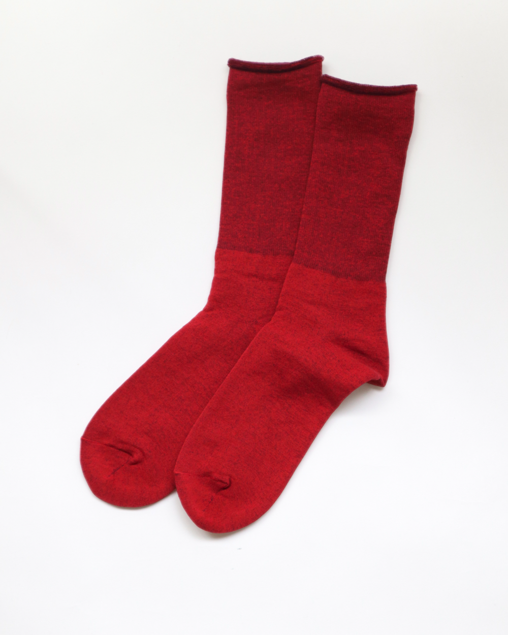 Rototo - City Socks, Red/Bourdeaux