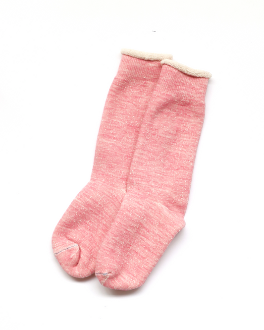 Rototo - Double Face Socks, Light Pink