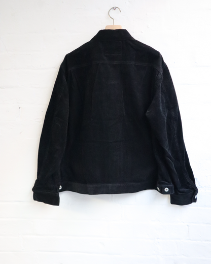 Corduroy work jacket [H-JK031] - Black