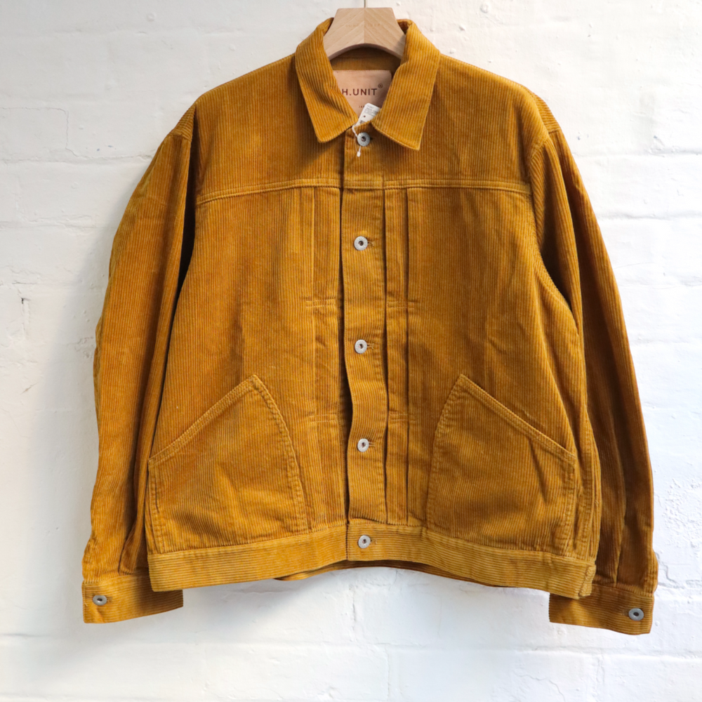 SUNNYSIDERS_H.UNIT_Corduroy work jacket [H-JK031] - Mustard_Jackets