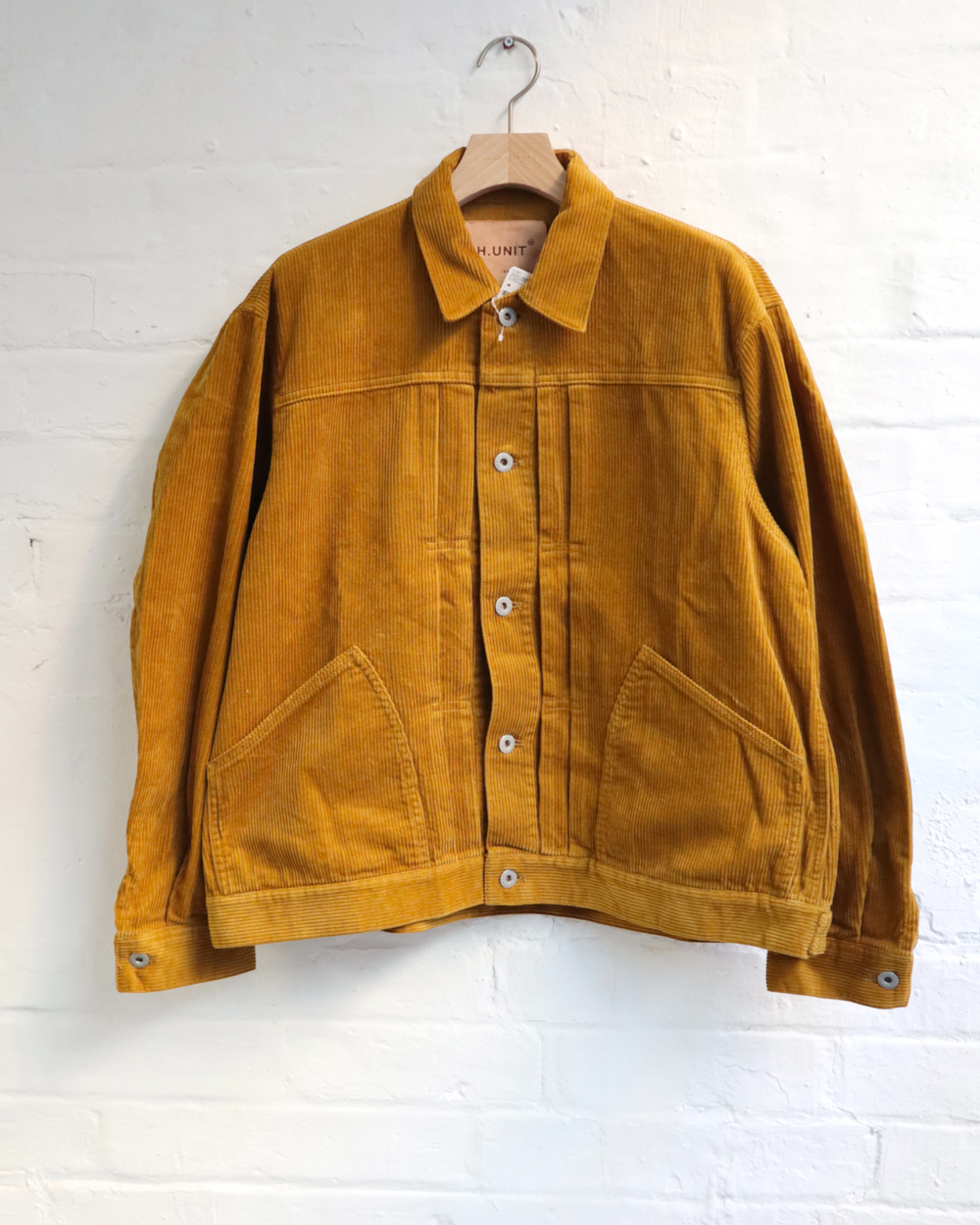 SUNNYSIDERS_H.UNIT_Corduroy work jacket [H-JK031] - Mustard_Jackets