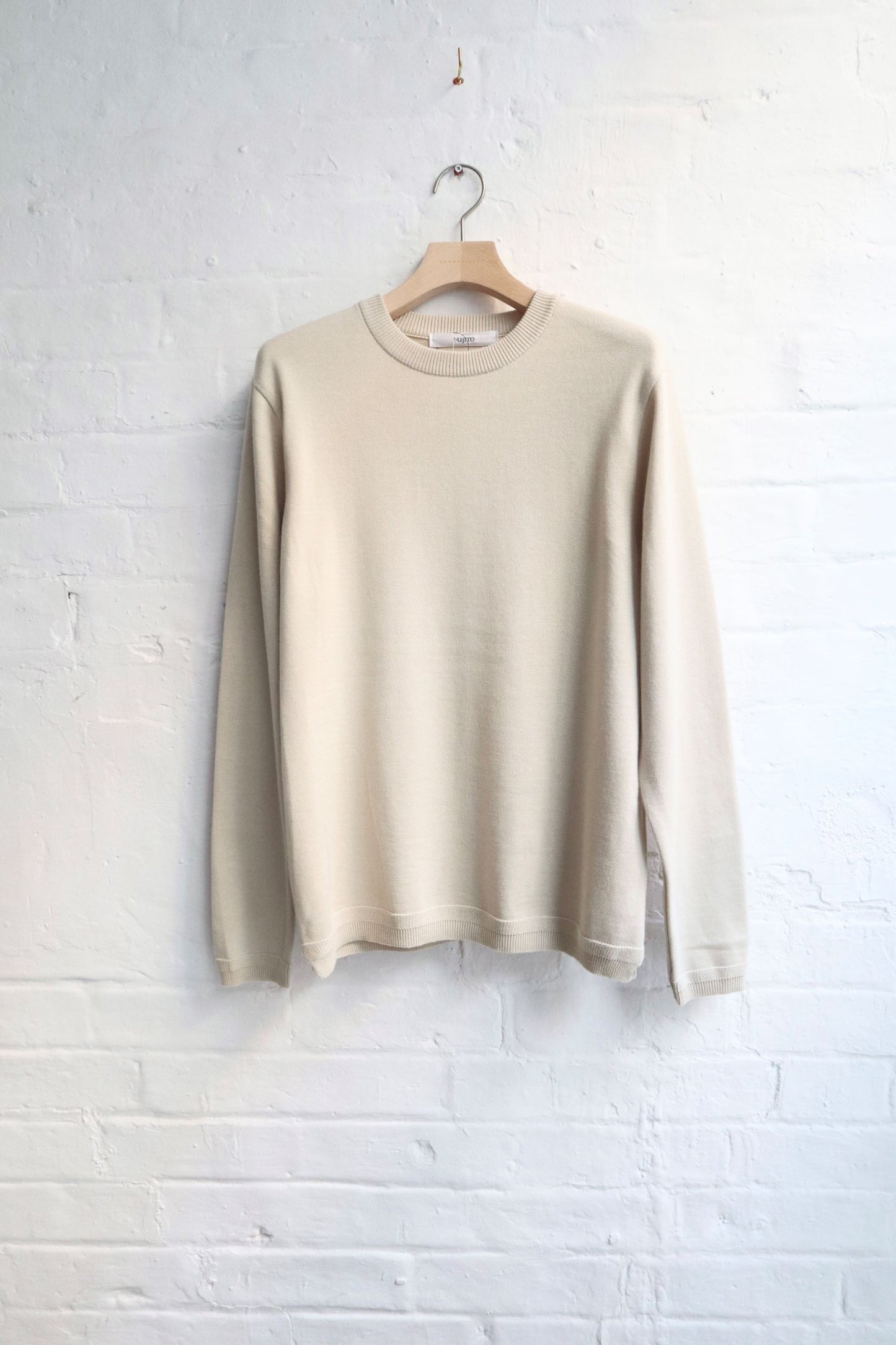 
                  
                    Long Sleeve Knit T-Shirt [WF1-K23] Sand Beige
                  
                