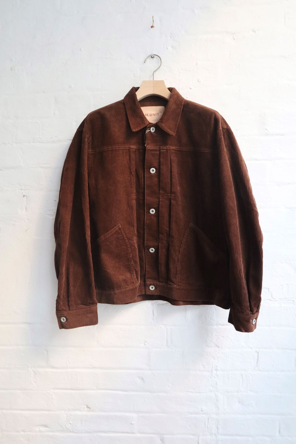 Corduroy work jacket [H-JK031] - Brown