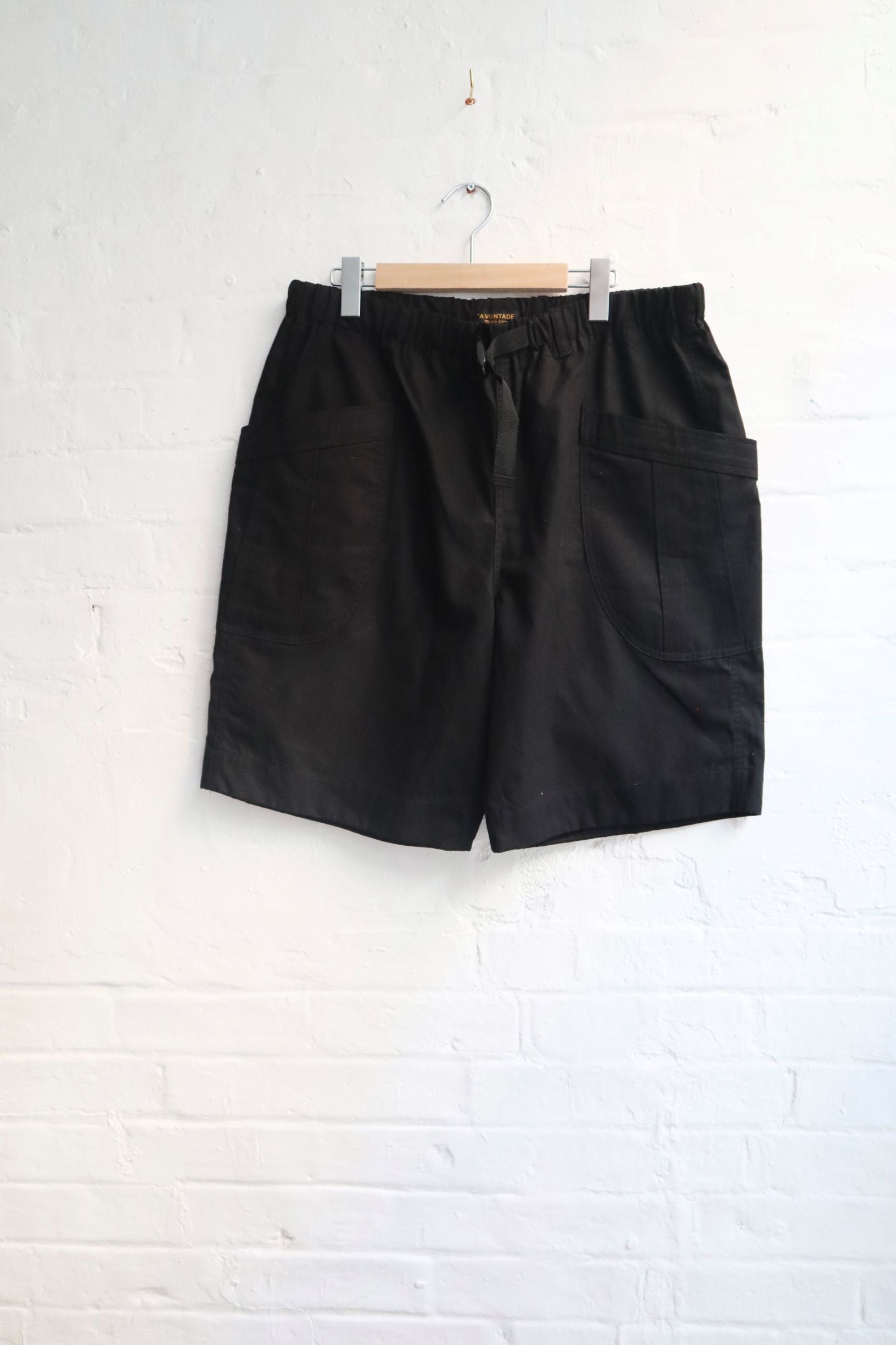 SUNNYSIDERS_*A VONTADE_*A Vontade - Fatigue Shorts, Black_Shorts