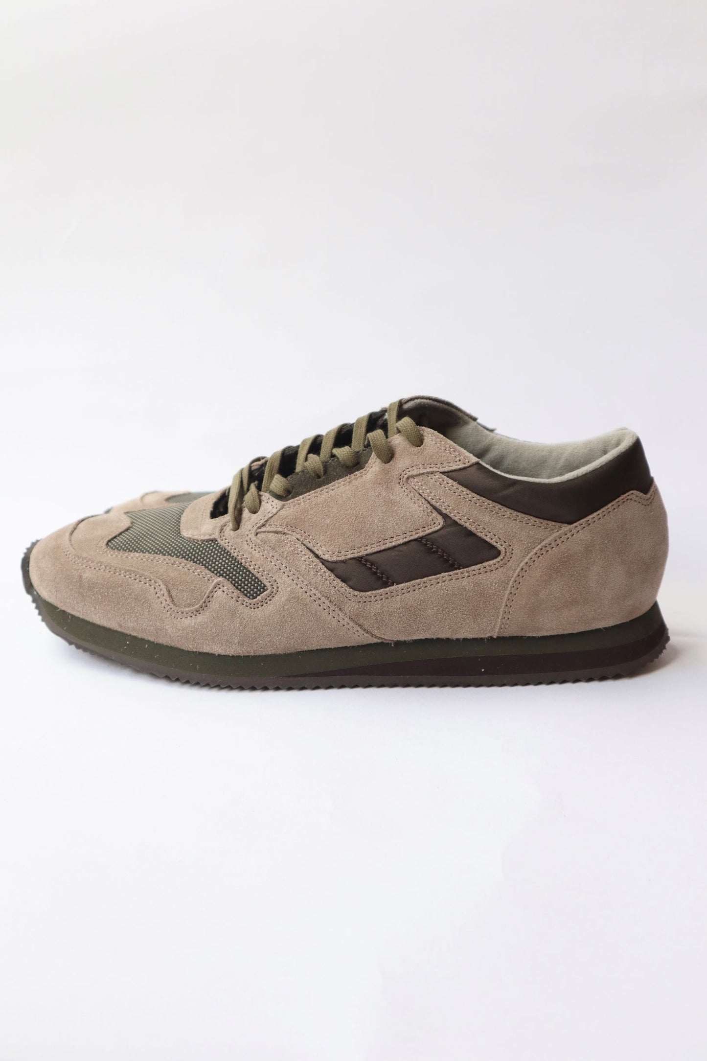 SUNNYSIDERS_REPRODUCTION OF FOUND_1800FS BRITISH MIRITARY TRAINER Beige / Olive_Trainer