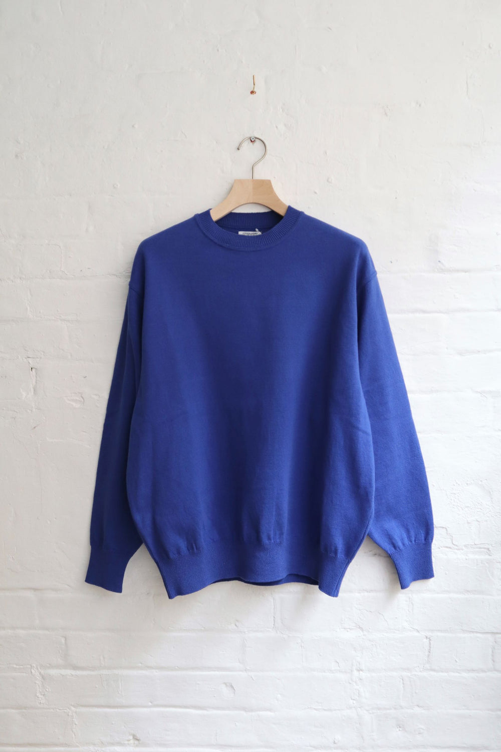 Wave Cotton Knit Pull Over [85-242-005] BLUE