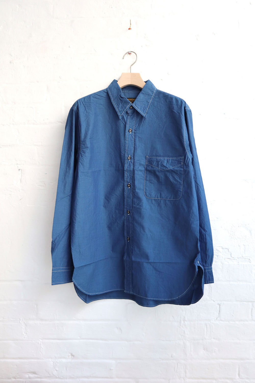 *A Vontade - Lax Regular Shirts, Blue Indigo