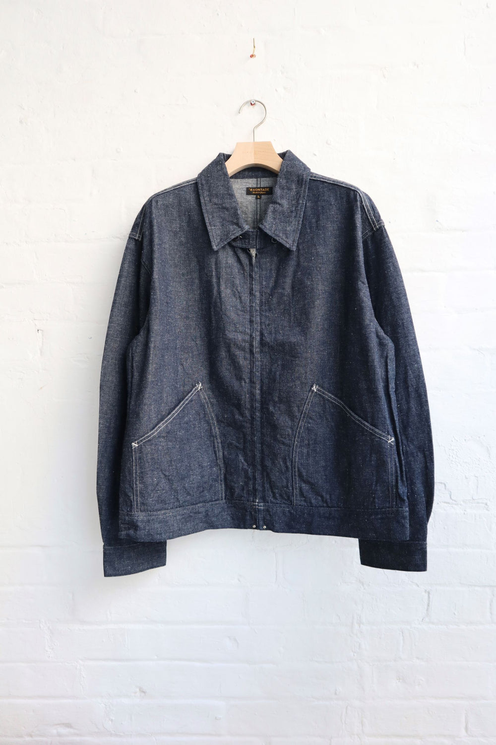 *A Vontade - Denim Zip Jacket, Indigo