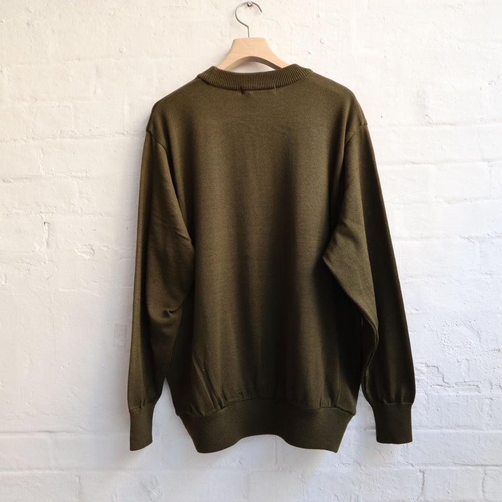 SUNNYSIDERS_FUJITO_Side Rib Sweater [WF1-K38] Khaki_knitwear