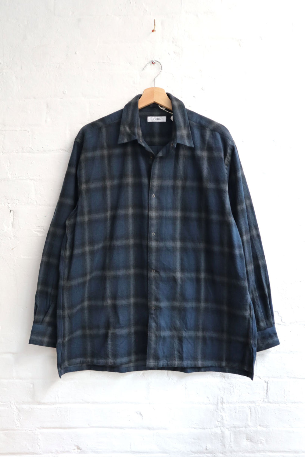 Fujito - Ring Shirt, Navy Check