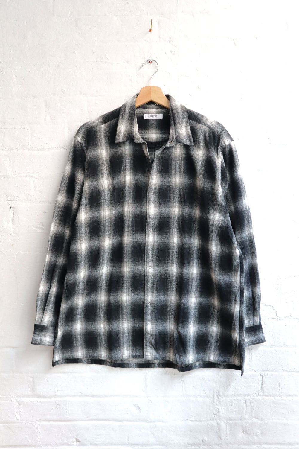 Fujito - Ring Shirt, Black Check