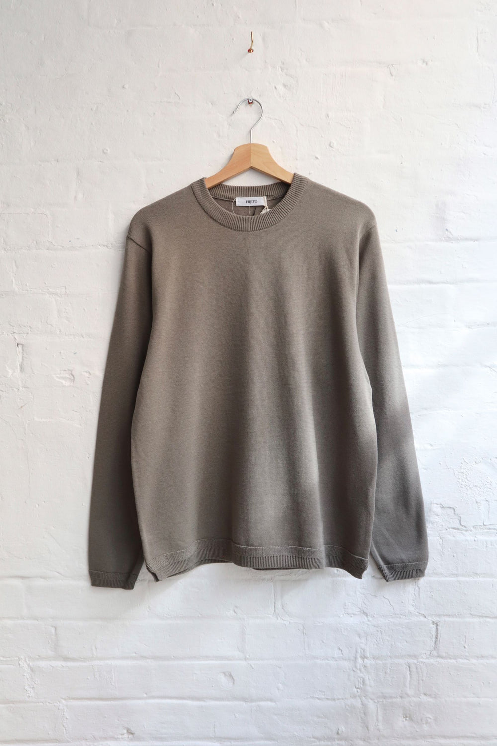 Fujito - L/S Knit T-Shirt, Gray