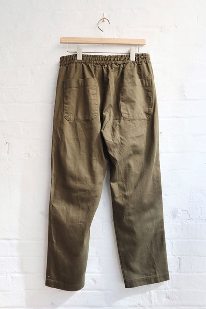 Fujito - Line Easy Pants, Olive Green