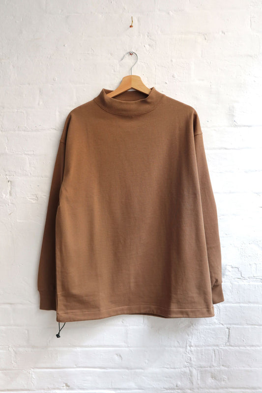 *A Vontade - Mock Neck LS, Coyote