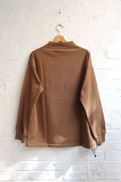 *A Vontade - Mock Neck LS, Coyote