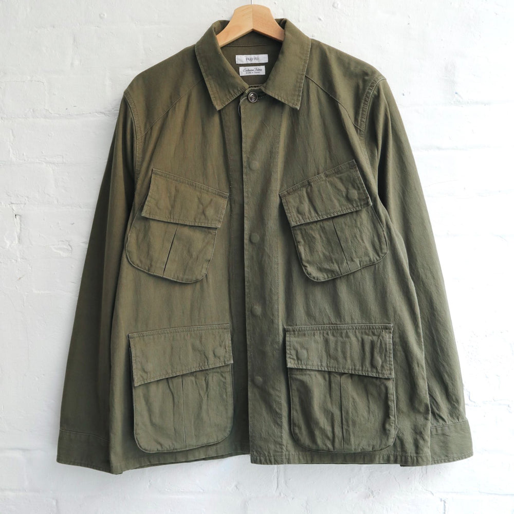 
                  
                    SUNNYSIDERS_FUJITO_Fujito - Jungle Fatigue Jacket, Olive (Exclusive Fabric)_Jackets
                  
                