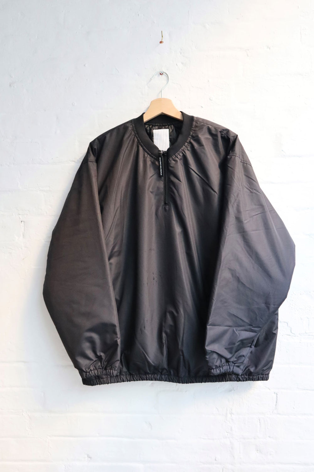 SFC - Baseball Half Zip Jacket, Black