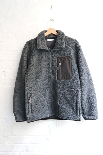 Fujito - Fleece Blouson, Charcoal