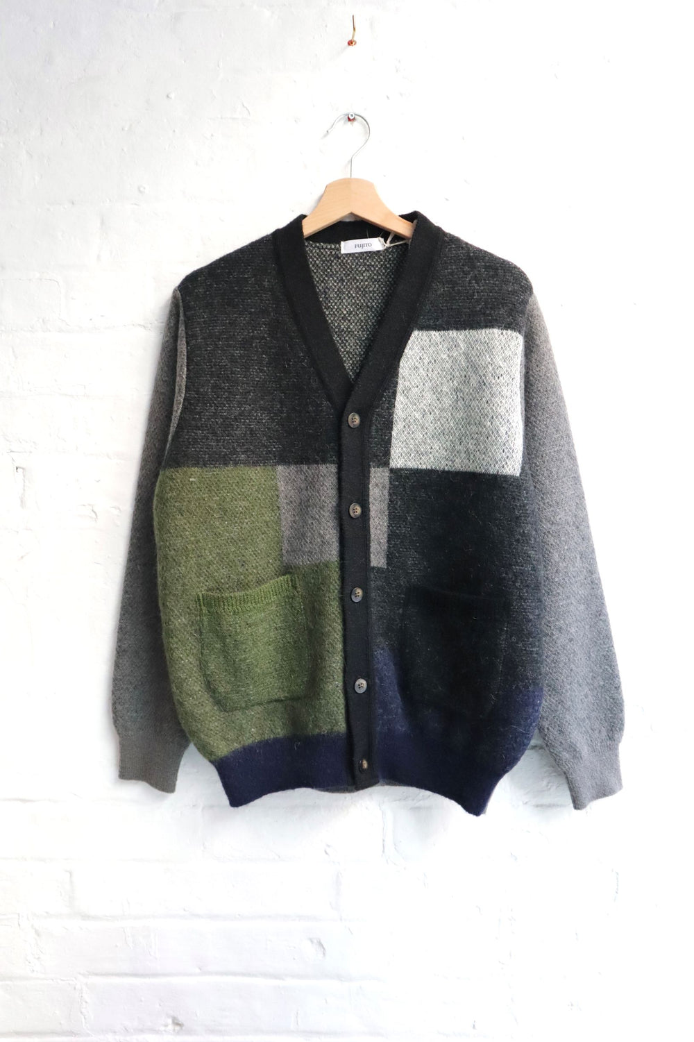 Fujito - Knit Cardigan, Mosaic