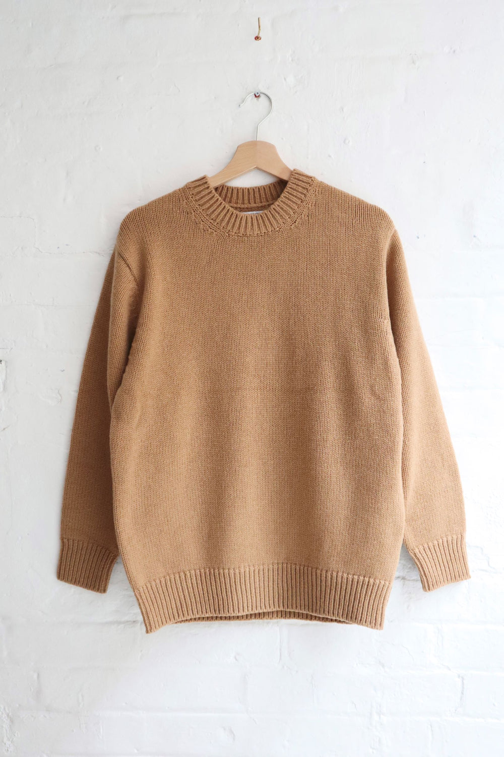 Yonetomi - Lambswool Knit Pullover, Camel