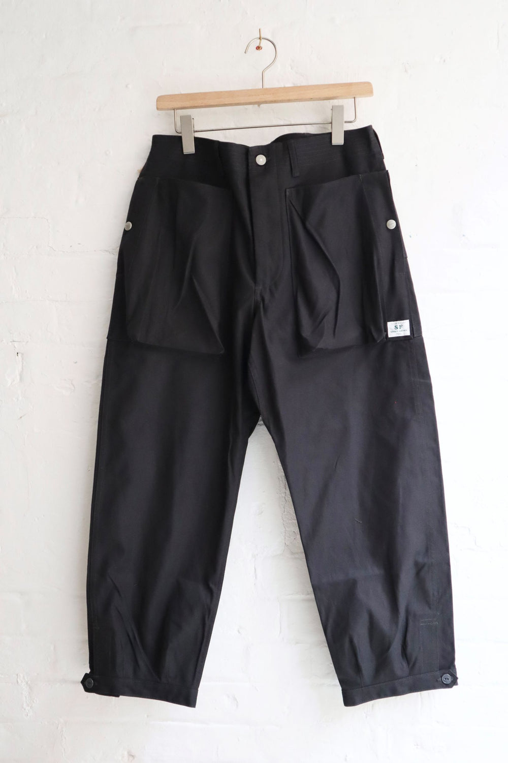 Sassafras - Digs Crew Pants 4/5, Charcoal