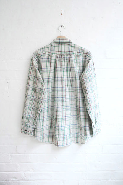 Fujito - Big Sleeve Shirt, Green Check