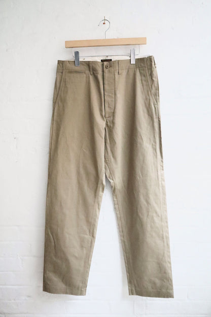 SUNNYSIDERS_*A VONTADE_*A Vontade - Classic Chino Trousers, Khaki_Trousers
