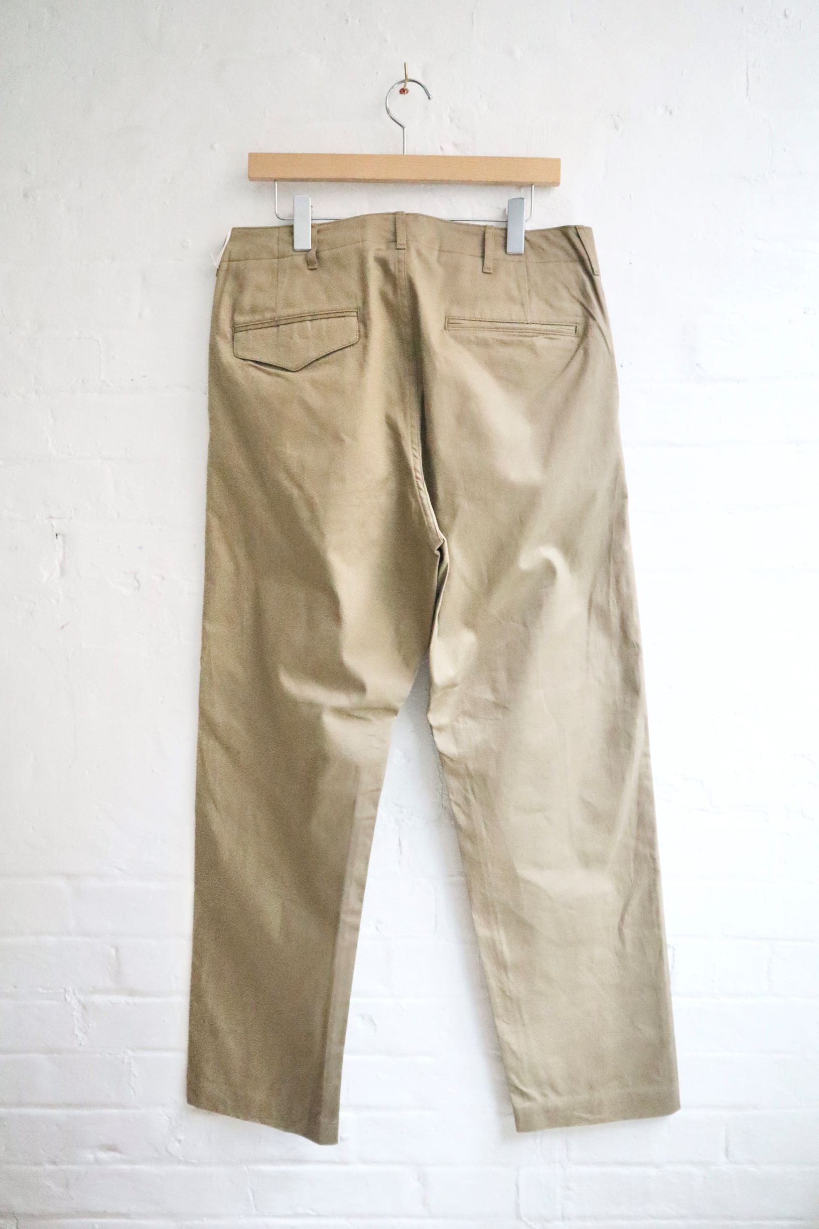 SUNNYSIDERS_*A VONTADE_*A Vontade - Classic Chino Trousers, Khaki_Trousers