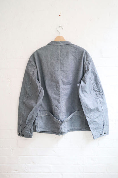 *A Vontade - Short Engineer Jacket, Indigo Pinhead