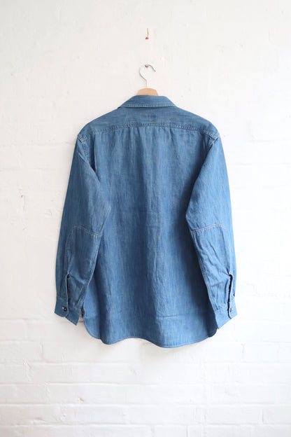 *A Vontade - Denim Work Shirt, Faded Blue