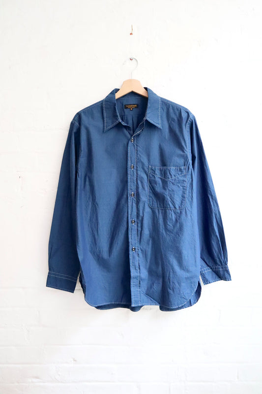 *A Vontade - Lax Regular Shirts, Blue Indigo