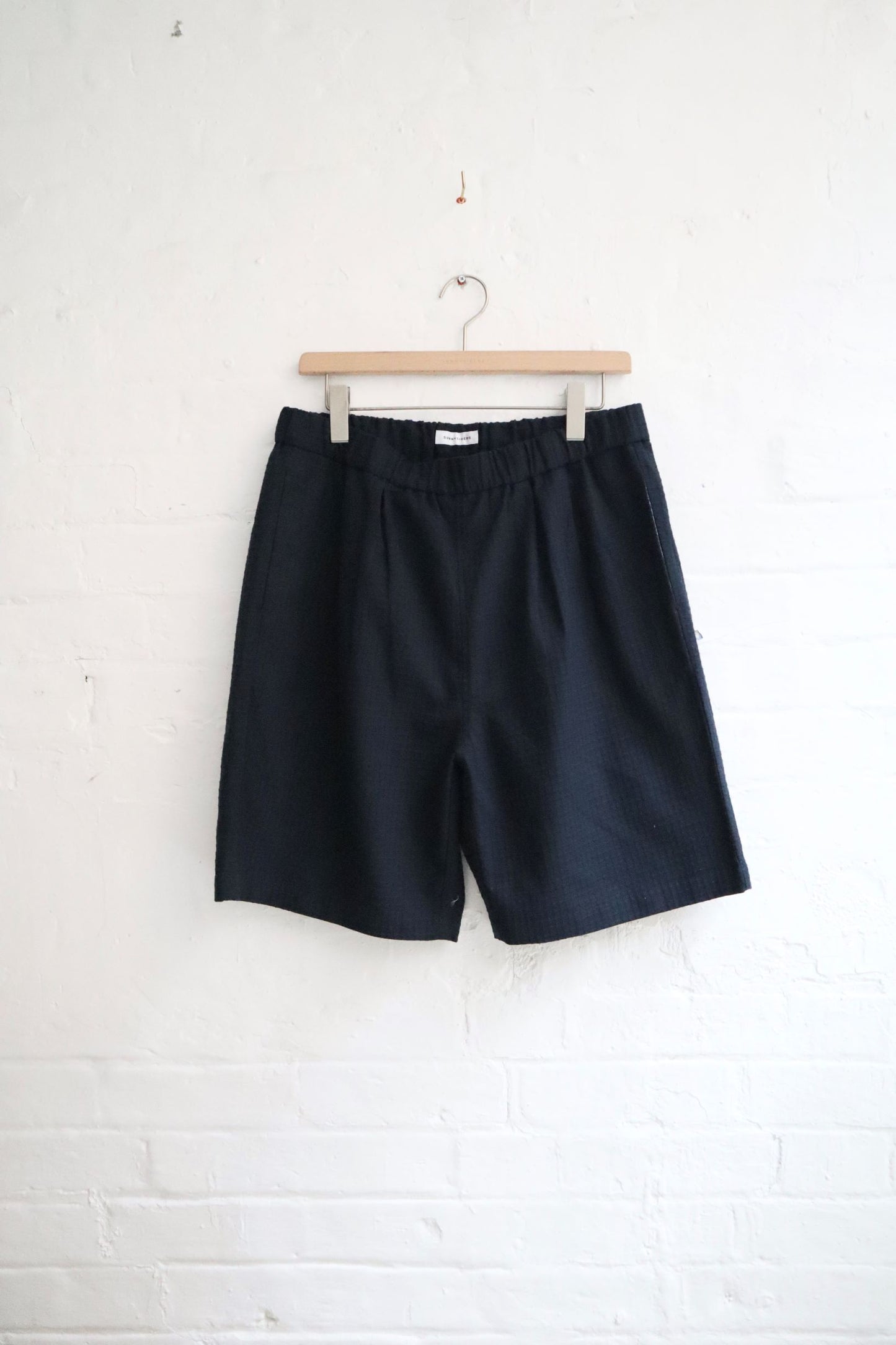 Sunnysiders - Lounge Shorts, Navy Sashiko