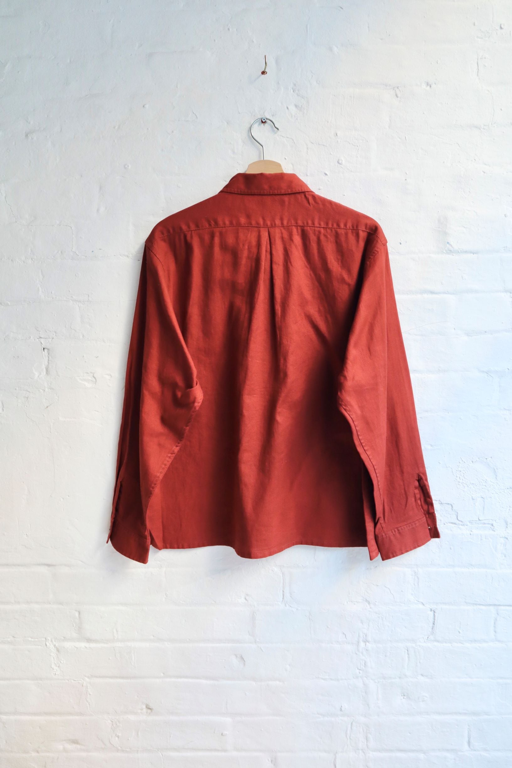 SUNNYSIDERS_H.UNIT_H.Unit - Viyella Pullover Shirt, Teracotta_Shirts