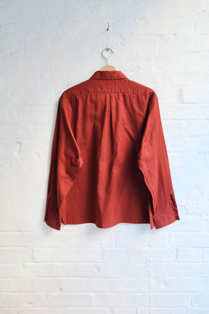 SUNNYSIDERS_H.UNIT_H.Unit - Viyella Pullover Shirt, Teracotta_Shirts