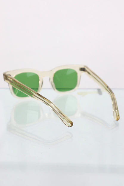 Buddy Optical - Suny L, Ecru / Green Lens