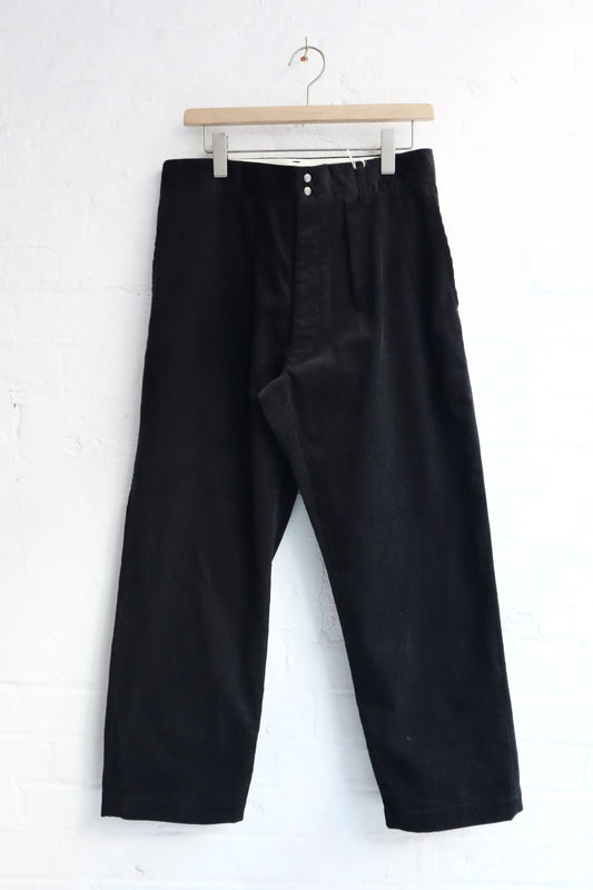 Fujito - Wide Slacks, Black