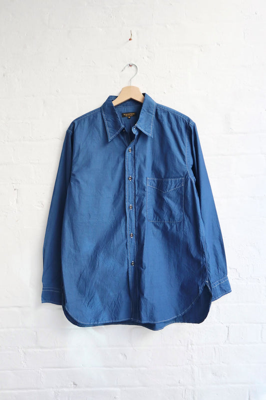 SUNNYSIDERS_*A VONTADE_*A Vontade - Lax Regular Shirts, Blue Indigo_Shirts