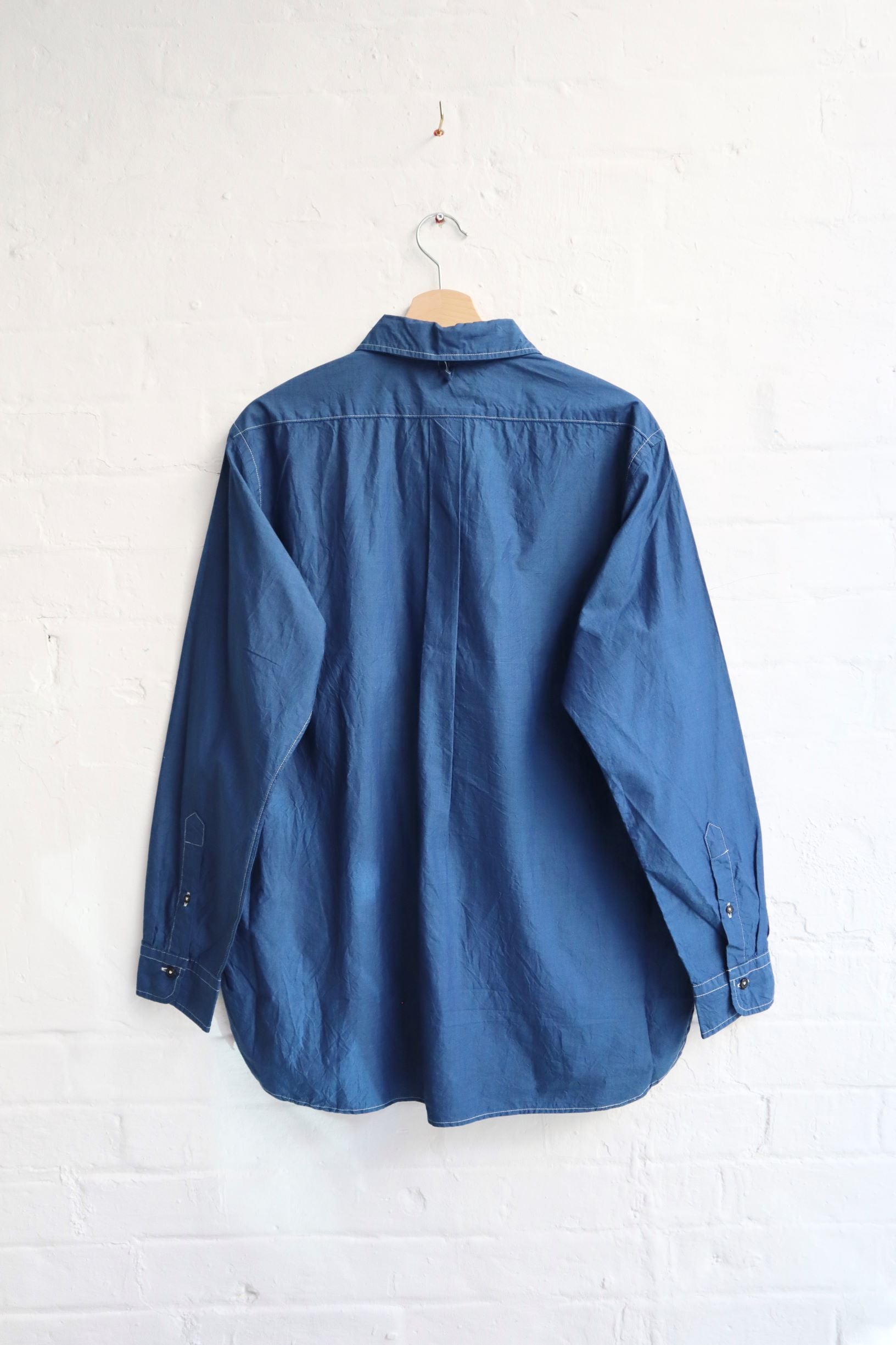 SUNNYSIDERS_*A VONTADE_*A Vontade - Lax Regular Shirts, Blue Indigo_Shirts