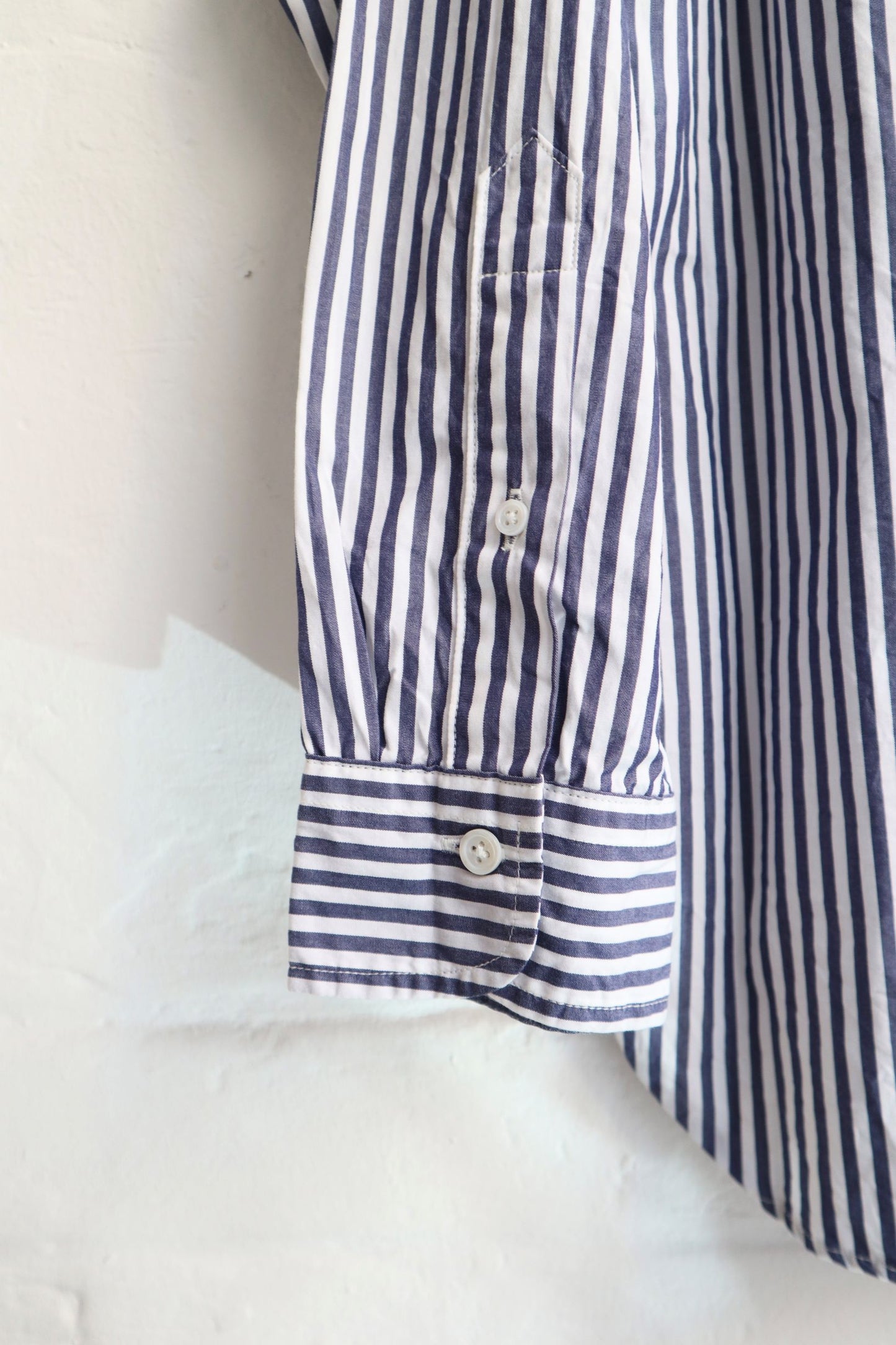 SUNNYSIDERS_*A VONTADE_*A Vontade - Lax Regular Shirt, Navy Stripe_Shirts & Tops